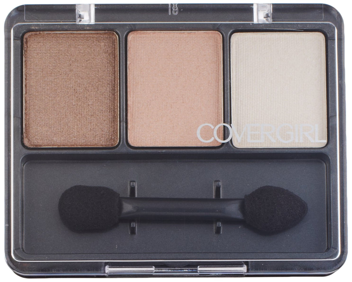 CoverGirl Eye Enhancers Cafe Au Lait 105 shadow trio for versatile day-to-night color