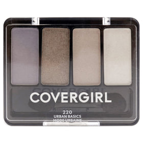 CoverGirl Eye Enhancers Urban Basics palette swatches for everyday looks.