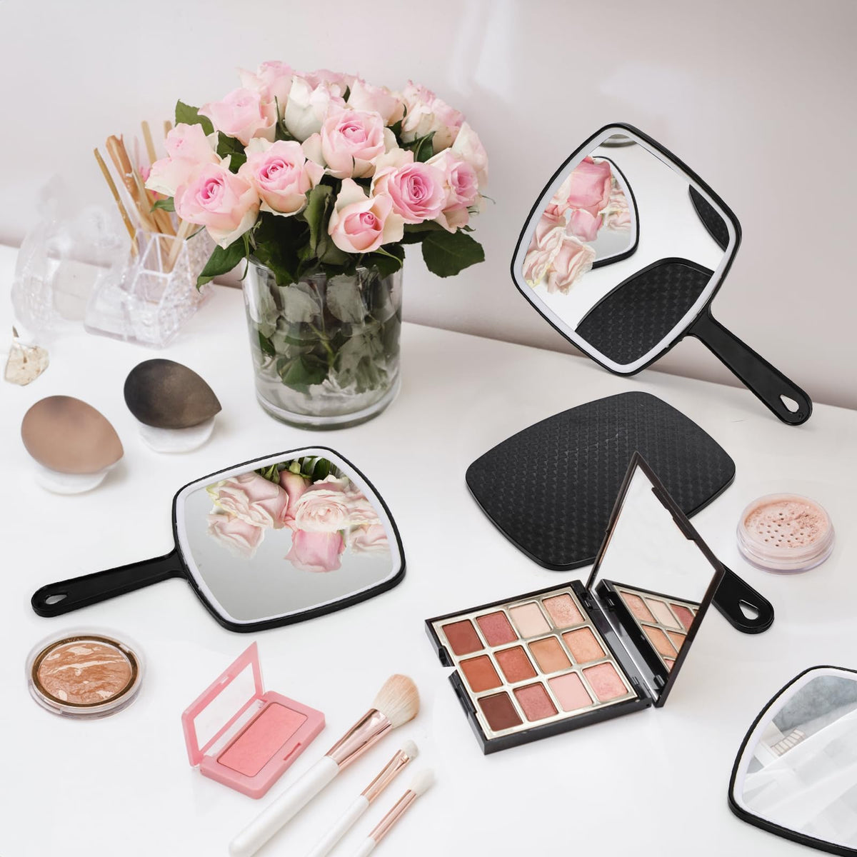 Covzoe 12-pack vanity mirrors enhancing the dressing area decor