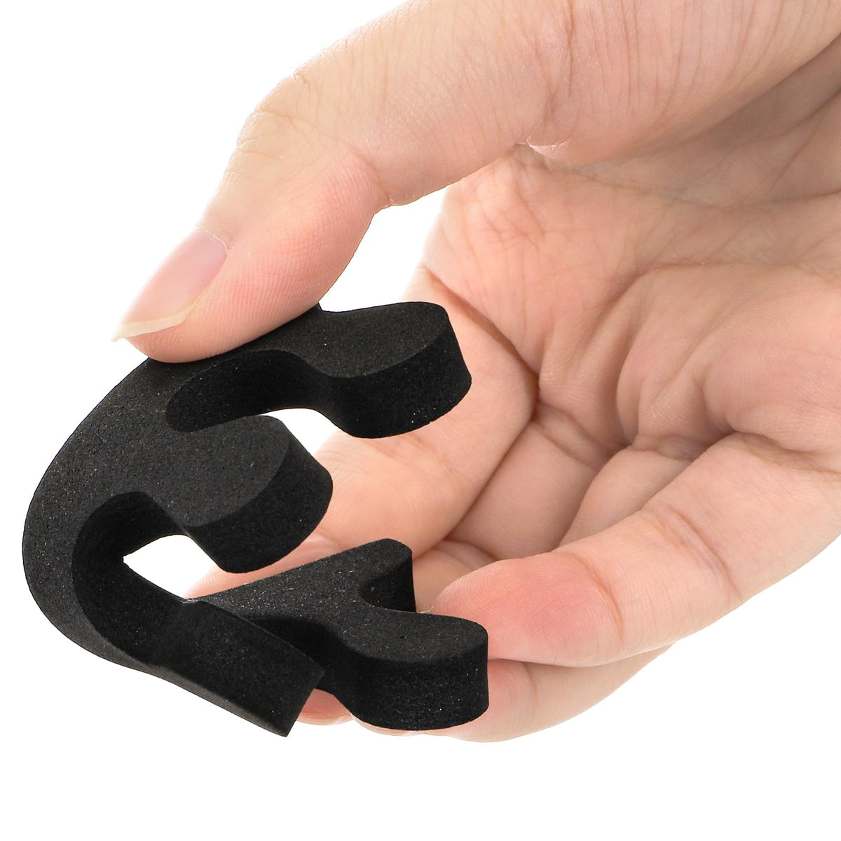 Covzoe toe separators close-up reveals comfortable rounded design for toes.