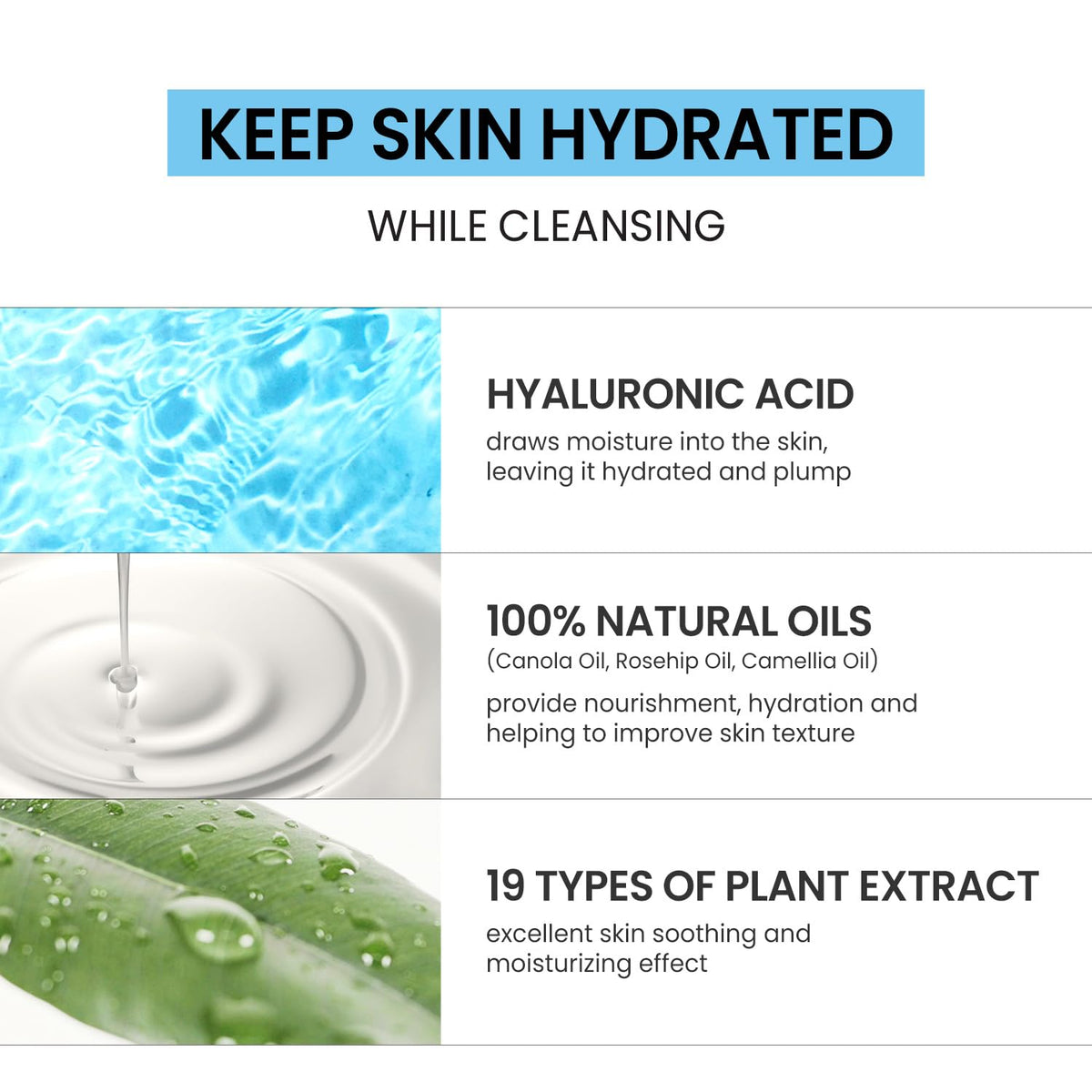 Coxir cleansing oil removes makeup and sunscreen with no greasy residue.
