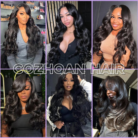 COZHQAN dyed-ready bundle demonstrates versatile styling options