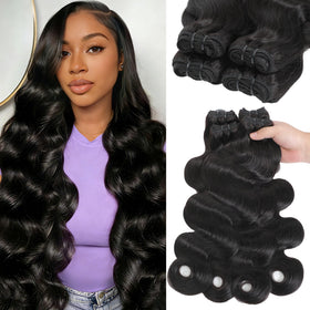 COZHQAN 16A raw body wave bundle 18-inch for natural blending and silky texture