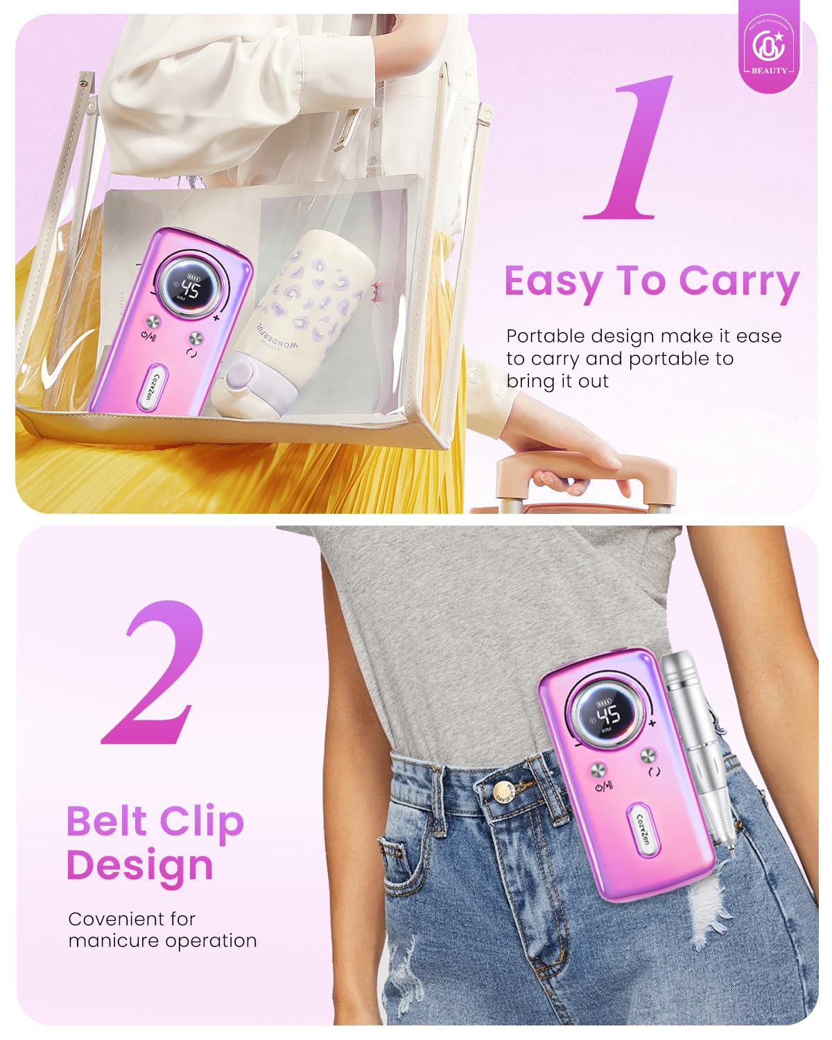 CozyZen salon and home use kit delivers professional results at home.