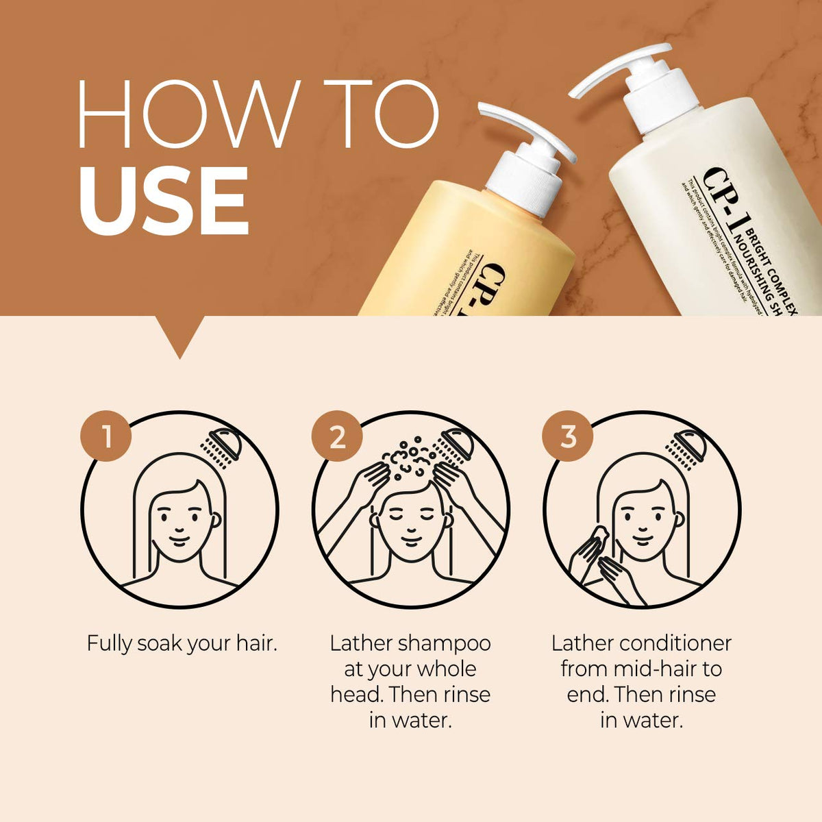 CP-1 Dry damaged hair scene suggesting revitalizing routine