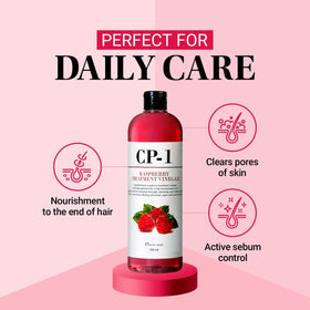 Ingredient highlights for CP-1 Raspberry Treatment Hair Vinegar Rinse with berry infusion