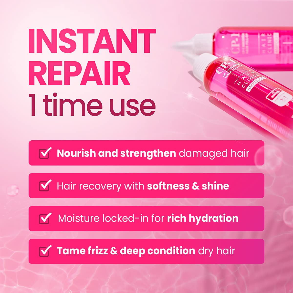 CP-1 post-use look shows smooth, manageable hair with visible softness.