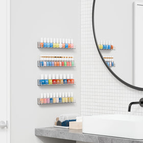 Sleek installation-ready design saves counter space in salons