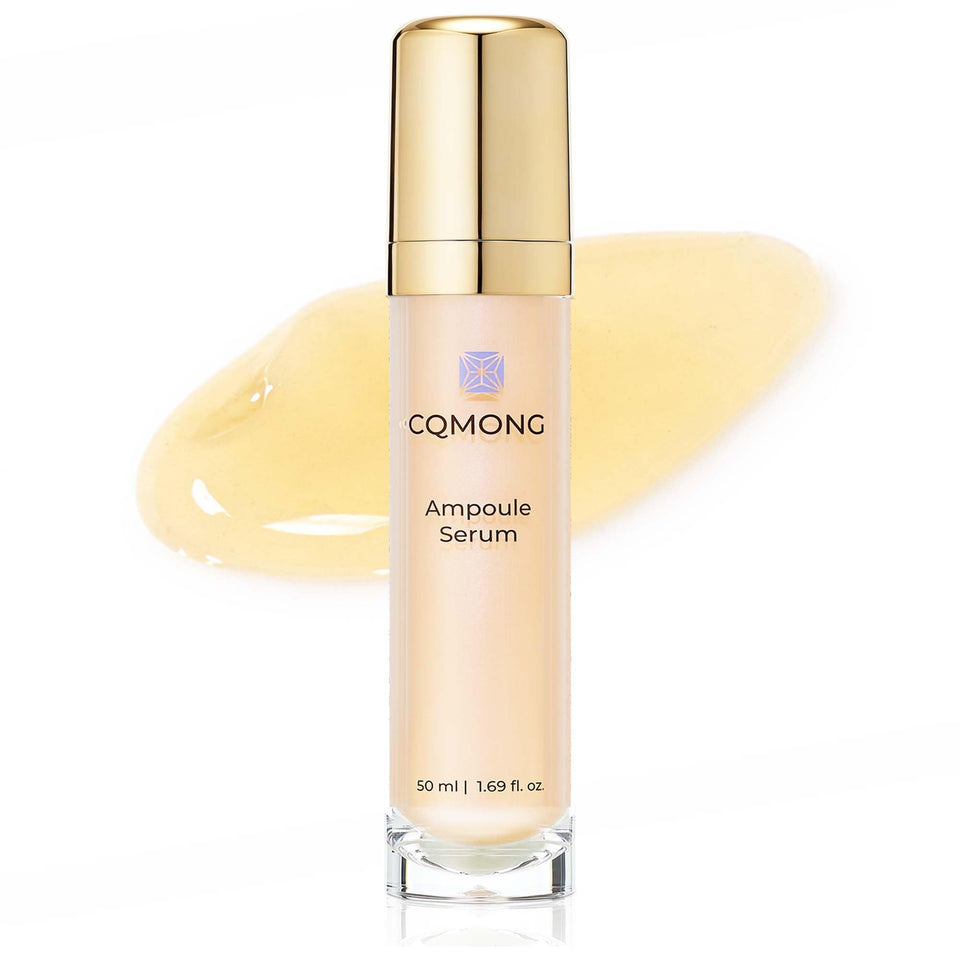 CQMONG Ampoule Serum bottle glows with radiant hydration.