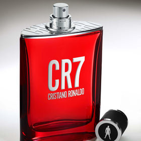 CR7 EDT lifestyle scene with sporty wear, ideal for on-the-go routines.