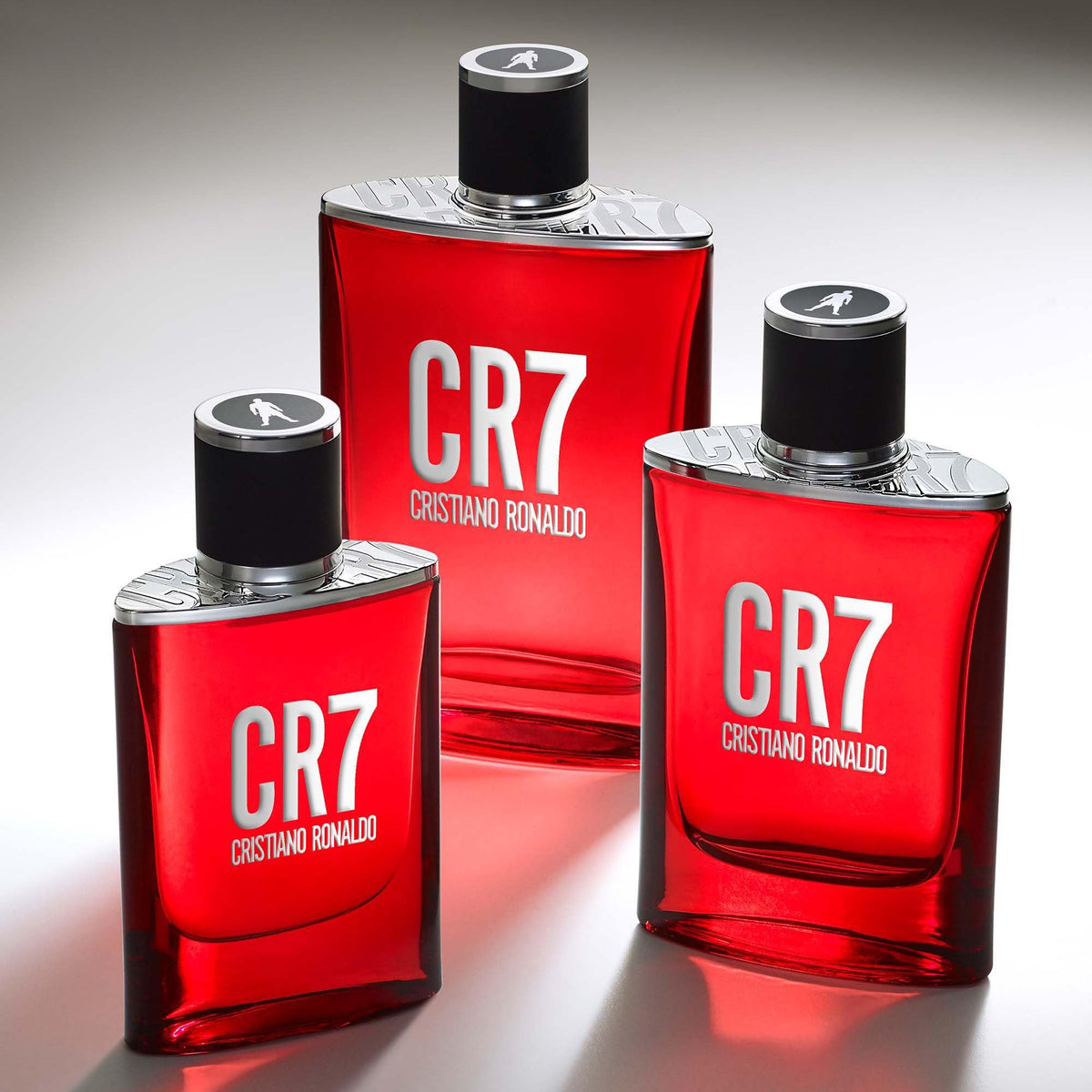 CR7 EDT rectangular bottle design adds style to any fragrance collection.