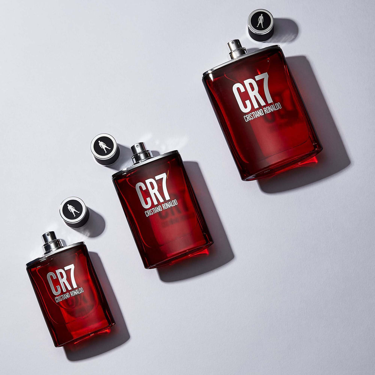 CR7 base notes vanilla and sandalwood for a smooth finish