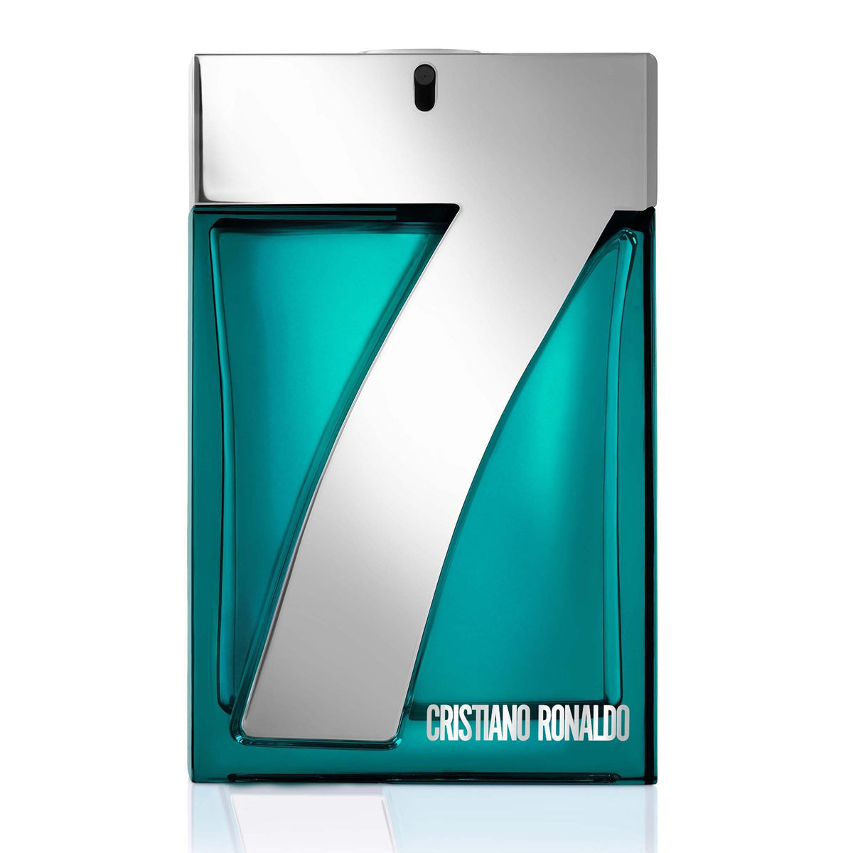 CR7 Origins bottle with cool blue tones, ideal for everyday wear.