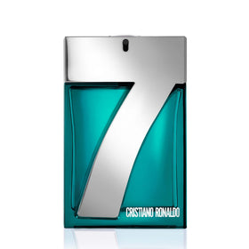 CR7 Origins bottle front view, showcasing a sleek, fresh design for day-to-night wear.