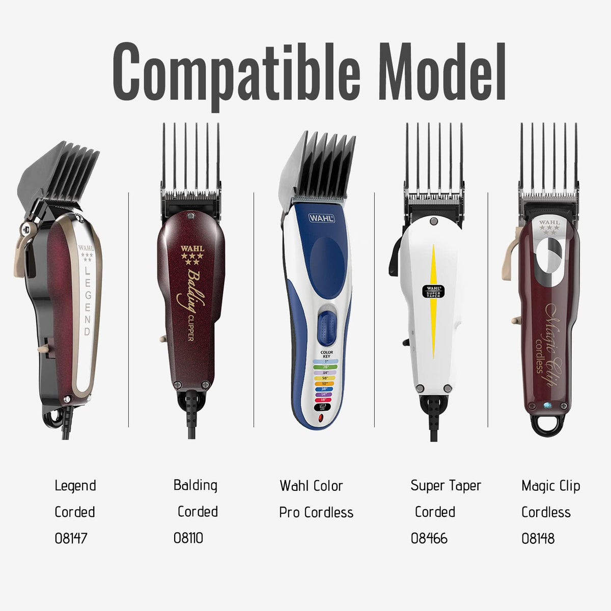 CR8GR8 1point75inch clipper guard, supports clean necklines and tidy edges