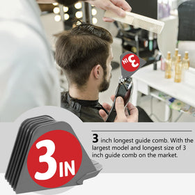 CR8GR8 2point5inch clipper guard, balanced sides and top for a neat look