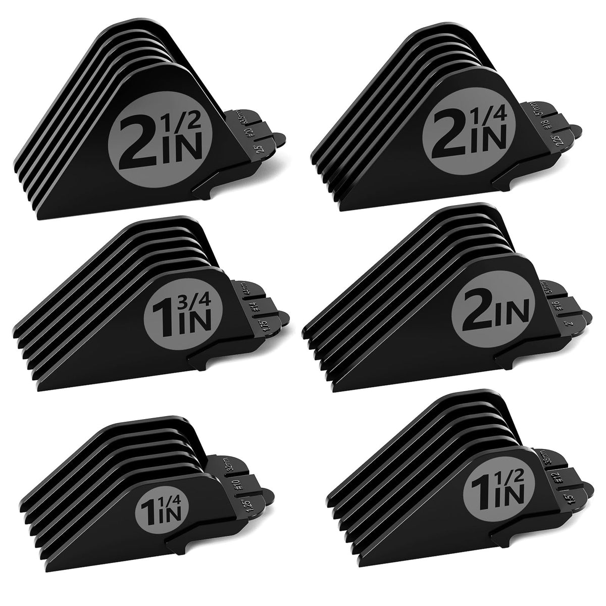 CR8GR8 clipper guards pack with six lengths for versatile styling at home