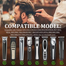 CR8GR8 0.5mm side-edge blade for clean beard lines