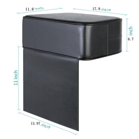 Crablux boat booster seat pad adds stability for clients on mobile salon setups.
