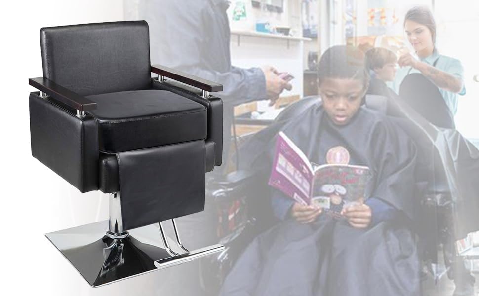 Crablux compact seat pad for barber setups fits tight spaces.