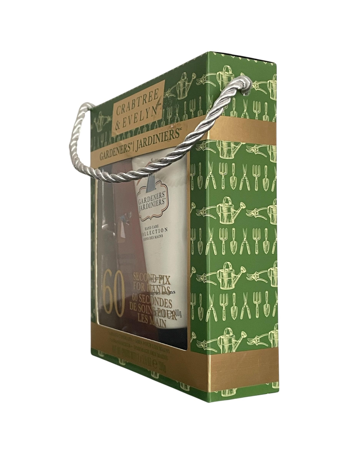 Crabtree & Evelyn Gardeners Hand Scrub tube close-up for gentle exfoliation
