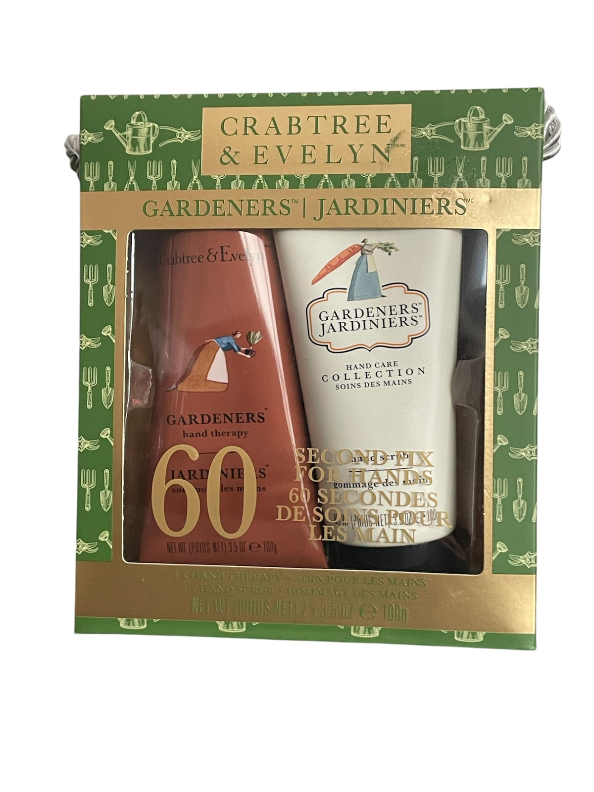 Crabtree & Evelyn Gardeners Hand Therapy Cream texture with visible shea butter