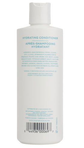 La Source conditioner label highlighting seaweed scent and moisture boost for frizz control.