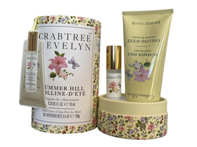 Crabtree & Evelyn Summer Hill rollerball applied to pulse points for a lasting scent.