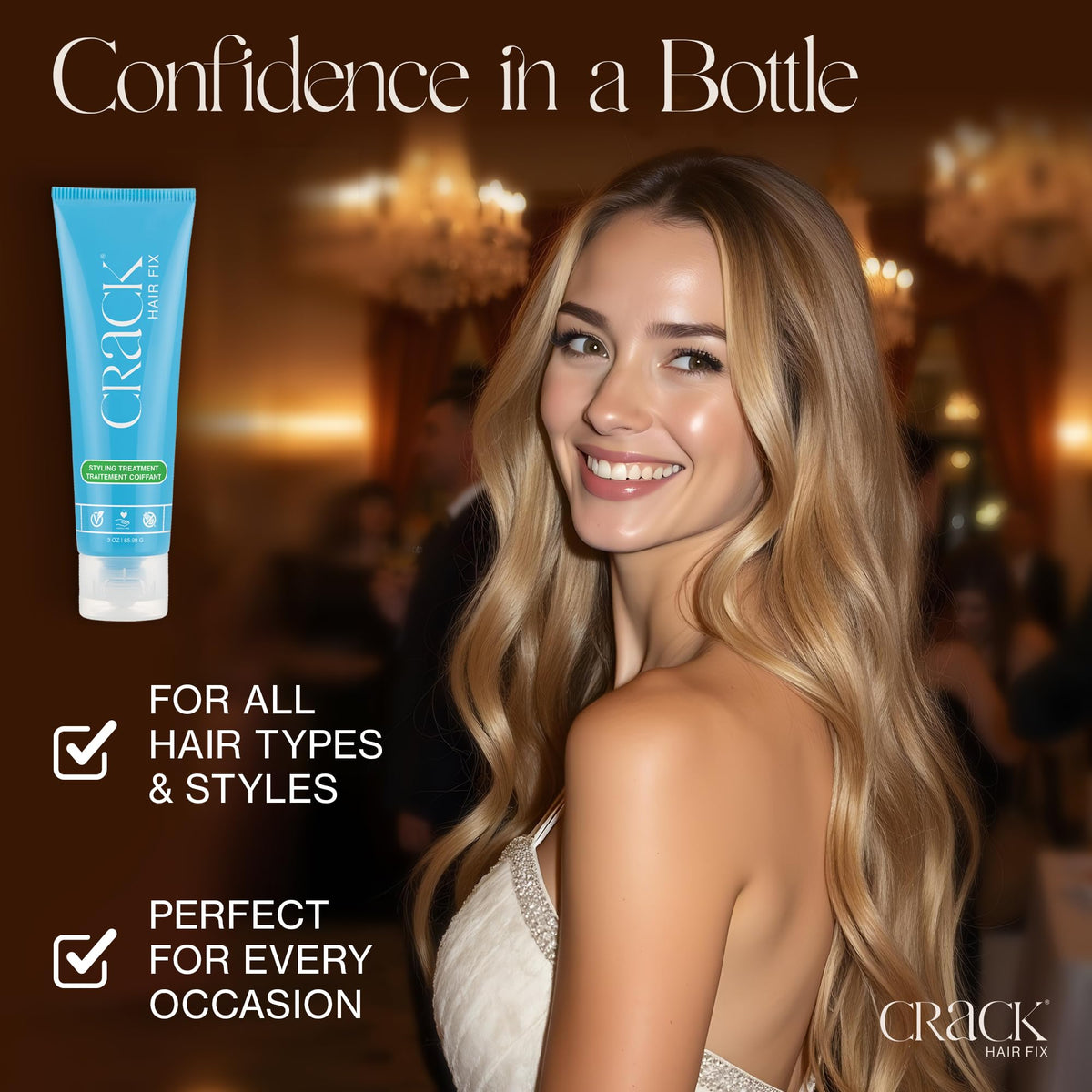 Crack Hair Fix Styling Cream vegan-cruelty-free pack highlights ethical hair care