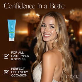 Crack Hair Fix travel-size kit ready for routines anywhere, anytime.