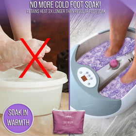 Crafts And The City SOO Jelly Pedicure Pack warmth lasts longer during soaking.