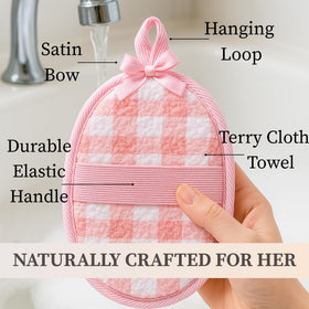 CraftsOfEgypt gift-ready spa-like shower experience with natural loofahs.
