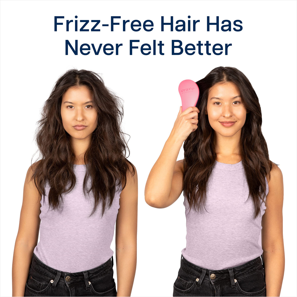Crave Naturals Glide Thru two-pack in turquoise and pink for daily use