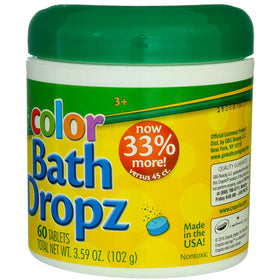 Kid-friendly bath time moment with colorful water and safe ingredients