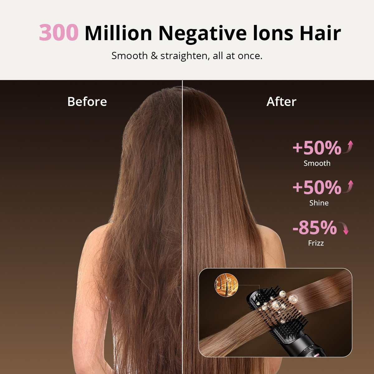CrazyMar Air Wrap Hair Styler with 110000 RPM motor for powerful airflow.