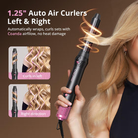 CrazyMar Air Wrap Hair Styler with negative-ion technology smooths frizz and adds shine.