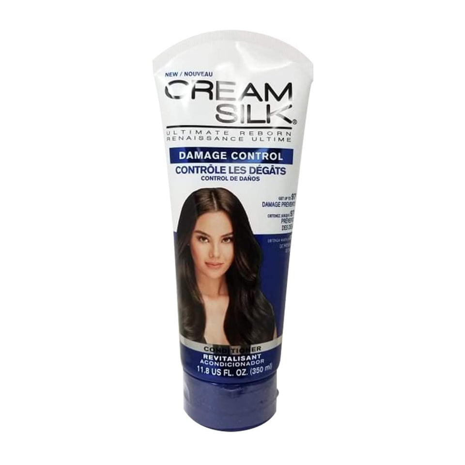 Cream Silk Damage Control bottle front view with blue packaging and brand logo.