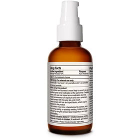 Create Cosmetics BPT10 bottle back label detailing usage for daily care.