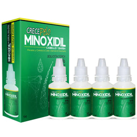 Crece Pelo minoxidil bottle ready for regular scalp treatment and consistent use.