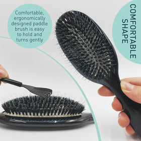 CredAiliserd Bristle Brush is easy to rinse after use for quick maintenance.