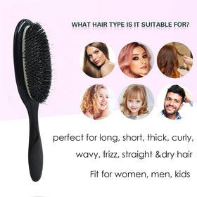 CredAiliserd Wooden Comb prep detangles hair before brushing for smoother results.
