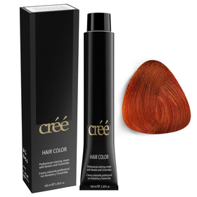 Cree Professional 7.44 bottle displaying intense copper blond shade for vibrant color.