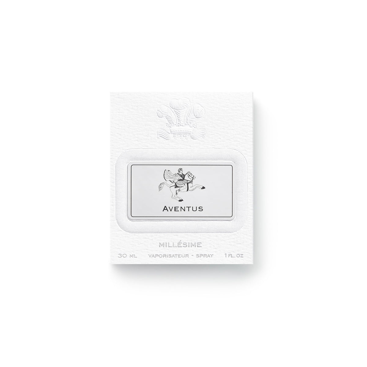 Creed Aventus spray atomizer, captured mid-pump, signaling a refined grooming ritual.