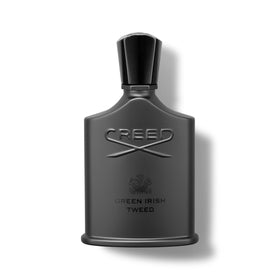 Creed Green Irish Tweed bottle front view, premium fragrance for daily wear.