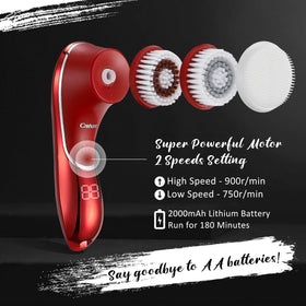 Crehora low-speed rotation demonstrates comfortable daily cleansing at 750 rpm