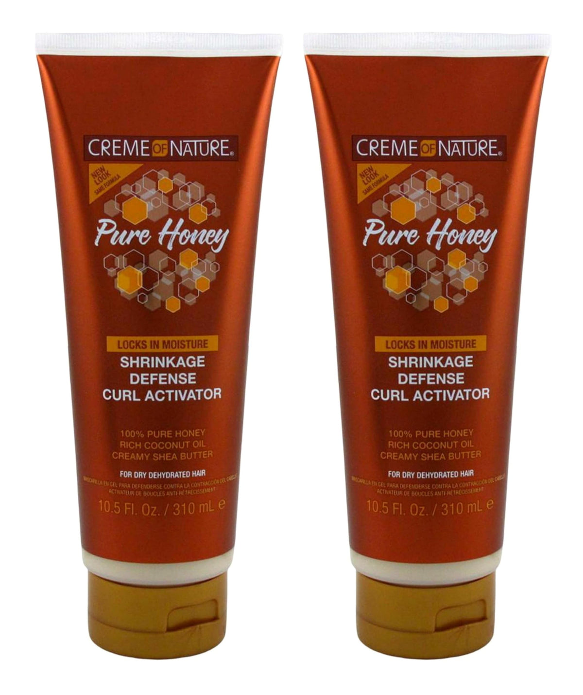 Creme of Nature Pure Honey Curl Activator dispense demonstrates easy, even application.