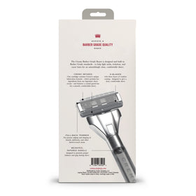 Cremo Replaceable handle sleeve demonstrates customizable look.