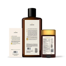 Cremo Italian Bergamot gift packaging box signaling a complete set