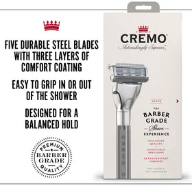 Cremo Pull-Back Trimmer in action for precise reach.