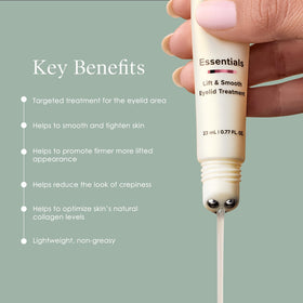 Crepe Erase Eye Cream tube close-up highlights hydrating, nourishing formula.